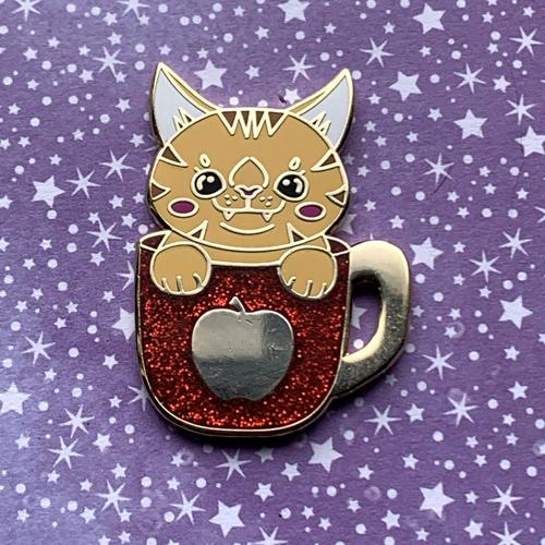 Apple Cider Cat Pin Pin Ash Evans 