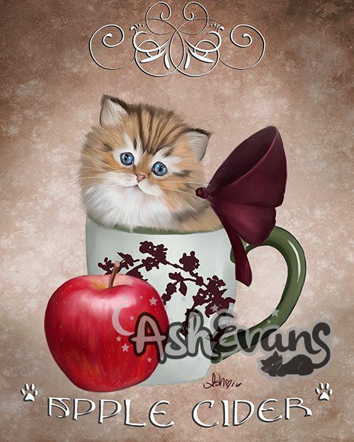 Apple Cider Kit-Tea Print Print Ash Evans 