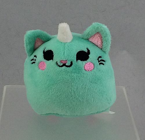 Baby Kitty Bean Plush toy Ash Evans Teal 