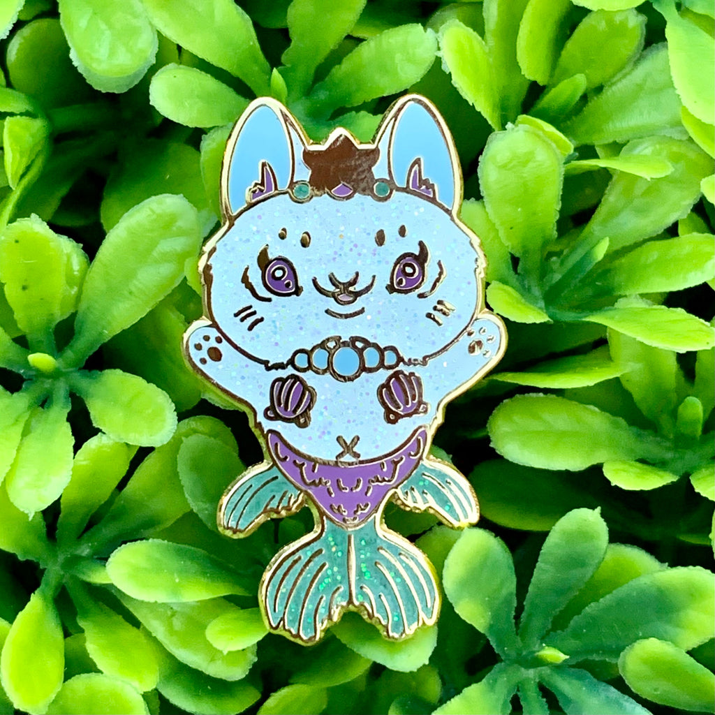 Baby Mewmaid enamel pin Pin Ash Evans 