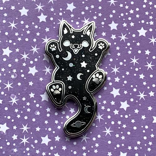 Galaxy Cat Pin Pin Ash Evans 