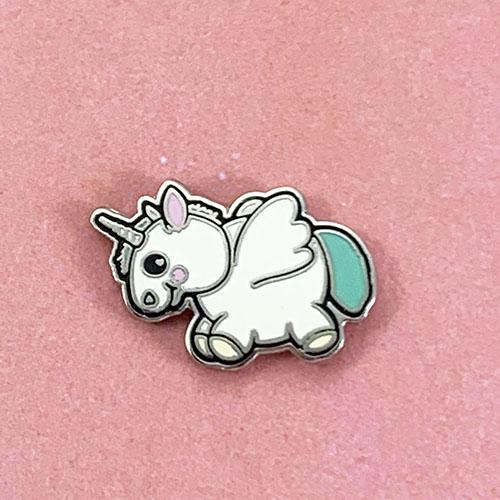 Pegacorn hard enamel pin Pin Ash Evans 