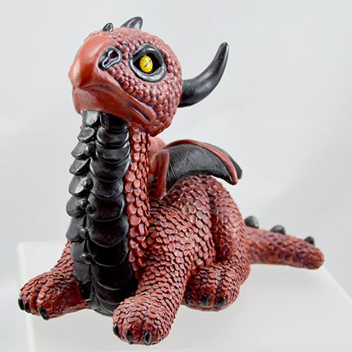 Red Dragon Figurine Figurine Ash Evans 